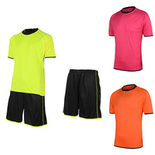 Load image into Gallery viewer, Men's Short Sleeve Jersey Shirt + Shorts Outdoor Football Soccer Sportswear Suit - provenclothes