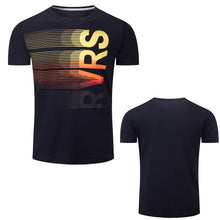 Load image into Gallery viewer, Summer Cotton Breathable Letter Stripe Print T-Shirt Men Short Sleeve Casual Top - provenclothes