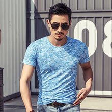 Load image into Gallery viewer, Summer Fashion Men Soft Cotton O-Neck Short Sleeve T-Shirt Slim Bottoming Top - provenclothes