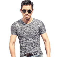 Load image into Gallery viewer, Summer Fashion Men Soft Cotton O-Neck Short Sleeve T-Shirt Slim Bottoming Top - provenclothes