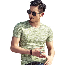Load image into Gallery viewer, Summer Fashion Men Soft Cotton O-Neck Short Sleeve T-Shirt Slim Bottoming Top - provenclothes