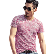 Load image into Gallery viewer, Summer Fashion Men Soft Cotton O-Neck Short Sleeve T-Shirt Slim Bottoming Top - provenclothes