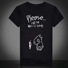 Load image into Gallery viewer, Fashion Men's Cute Cartoon Dog Letter Print O-Neck Short Sleeve T-Shirt Top Tee - provenclothes