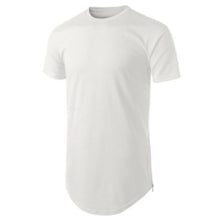 Load image into Gallery viewer, Men Fashion Hip-hop Short Sleeve T-shirt Side Zipper Casual Long Tee Shirt Top - provenclothes