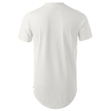Load image into Gallery viewer, Men Fashion Hip-hop Short Sleeve T-shirt Side Zipper Casual Long Tee Shirt Top - provenclothes