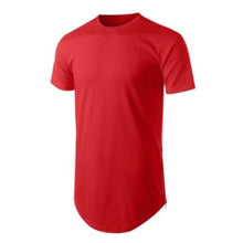 Load image into Gallery viewer, Men Fashion Hip-hop Short Sleeve T-shirt Side Zipper Casual Long Tee Shirt Top - provenclothes