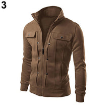 Load image into Gallery viewer, Men's Fashion Warm Zip-up Sweatshirt Hip Hop Tracksuit Cardigan Pullover Outwear - provenclothes