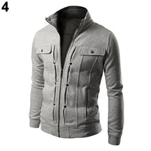 Load image into Gallery viewer, Men's Fashion Warm Zip-up Sweatshirt Hip Hop Tracksuit Cardigan Pullover Outwear - provenclothes