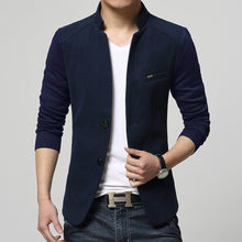 Load image into Gallery viewer, Men's Fashion Autumn Jacket Casual Long Sleeve Slim Fit Button Coat Outwear - provenclothes