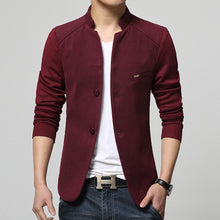 Load image into Gallery viewer, Men's Fashion Autumn Jacket Casual Long Sleeve Slim Fit Button Coat Outwear - provenclothes