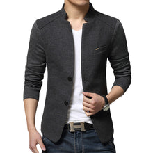 Load image into Gallery viewer, Men's Fashion Autumn Jacket Casual Long Sleeve Slim Fit Button Coat Outwear - provenclothes