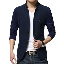Load image into Gallery viewer, Men's Fashion Autumn Jacket Casual Long Sleeve Slim Fit Button Coat Outwear - provenclothes