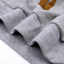 Load image into Gallery viewer, Casual Men Long Sleeve Jacket Coat Faux Deerskin Patchwork Hooded Sweatshirt - provenclothes
