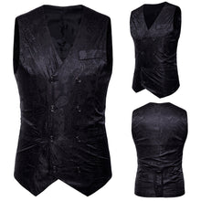 Load image into Gallery viewer, Vintage Men Floral Printed Slim Fit Waistcoat Wedding Party Suit Vest Jacket - provenclothes