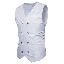 Load image into Gallery viewer, Vintage Men Floral Printed Slim Fit Waistcoat Wedding Party Suit Vest Jacket - provenclothes