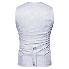 Load image into Gallery viewer, Vintage Men Floral Printed Slim Fit Waistcoat Wedding Party Suit Vest Jacket - provenclothes