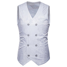 Load image into Gallery viewer, Vintage Men Floral Printed Slim Fit Waistcoat Wedding Party Suit Vest Jacket - provenclothes