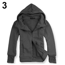 Load image into Gallery viewer, Men's Solid Color Gloves Long Sleeved Hooded Sweater Jacket Cardigan Outwear - provenclothes