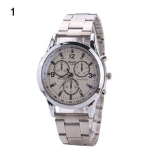 Load image into Gallery viewer, Men Fashion Business Casual Stainless Steel Quartz Analog Wrist Watch Jewelry - provenclothes