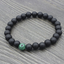 Load image into Gallery viewer, 1Pc/2Pcs 8mm Fashion Faux Pumice Stone Malachite Bracelet Couple Accessory - provenclothes