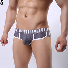 Load image into Gallery viewer, Men's Sexy Spandex Mesh Bulge Underpants Fashion Low Waist Briefs Thong Shorts - provenclothes