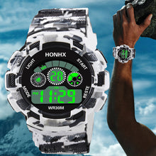 Load image into Gallery viewer, Fashion Camouflage Sports Backlight Alarm Date Week Digital Wrist Watch for Men - provenclothes