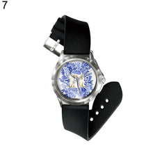 Load image into Gallery viewer, Vintage Flower Leaf Letter Print Dial Analog Display Quartz Unisex Wrist Watch - provenclothes