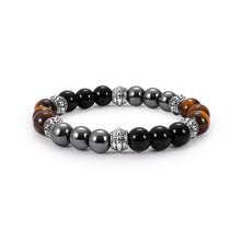 Load image into Gallery viewer, Fashion Unisex Pumice Tiger Eye Stone Beads Bracelet Charm Hand Party Jewelry - provenclothes
