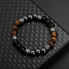 Load image into Gallery viewer, Fashion Unisex Pumice Tiger Eye Stone Beads Bracelet Charm Hand Party Jewelry - provenclothes