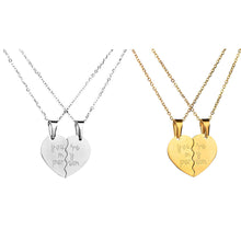 Load image into Gallery viewer, 2Pcs You Are My Person Two Halves Couple Necklace Lovers Jewelry Romantic Gift - provenclothes