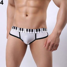 Load image into Gallery viewer, Men's Sexy Spandex Mesh Bulge Underpants Fashion Low Waist Briefs Thong Shorts - provenclothes