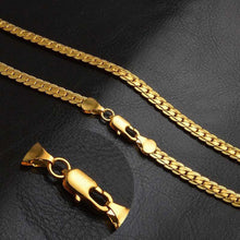 Load image into Gallery viewer, Fashion Alloy Men Flat Texture Chain Necklace Party Statement Jewelry Gift - provenclothes