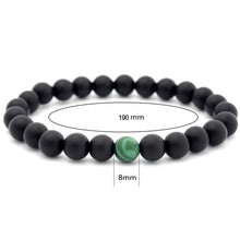 Load image into Gallery viewer, 1Pc/2Pcs 8mm Fashion Faux Pumice Stone Malachite Bracelet Couple Accessory - provenclothes