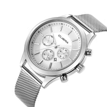 Load image into Gallery viewer, Men's Stainless Steel Mesh Strap Wristwatch Quartz Analog Business Wrist Watch - provenclothes