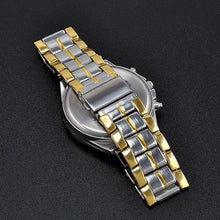 Load image into Gallery viewer, Men Fashion Casual Businss Stainless Steel Band Analog Quartz Wrist Watch - provenclothes
