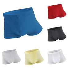 Load image into Gallery viewer, Men Soft Sexy Convex Shorts Solid Color Super Thin Boxers Underwear Underpants - provenclothes