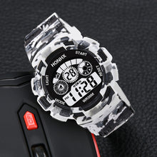 Load image into Gallery viewer, Fashion Camouflage Sports Backlight Alarm Date Week Digital Wrist Watch for Men - provenclothes