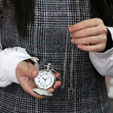 Load image into Gallery viewer, Retro Vintage Men Steampunk Smooth Surface Pendant Chain Classic Pocket Watch - provenclothes