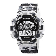 Load image into Gallery viewer, Fashion Camouflage Sports Backlight Alarm Date Week Digital Wrist Watch for Men - provenclothes