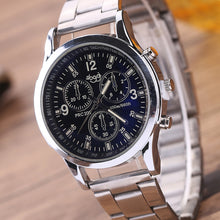 Load image into Gallery viewer, Men Fashion Business Casual Stainless Steel Quartz Analog Wrist Watch Jewelry - provenclothes