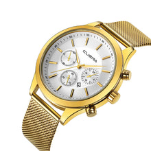 Load image into Gallery viewer, Men's Stainless Steel Mesh Strap Wristwatch Quartz Analog Business Wrist Watch - provenclothes