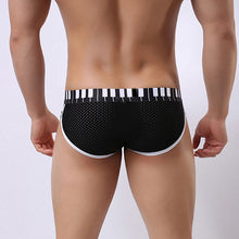 Load image into Gallery viewer, Men's Sexy Spandex Mesh Bulge Underpants Fashion Low Waist Briefs Thong Shorts - provenclothes