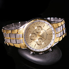 Load image into Gallery viewer, Men Fashion Casual Businss Stainless Steel Band Analog Quartz Wrist Watch - provenclothes