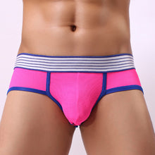 Load image into Gallery viewer, Men Sexy Breathable Hollow Out Lovers Elastic Underwear Boxer Brief Underpants - provenclothes