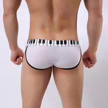 Load image into Gallery viewer, Men's Sexy Spandex Mesh Bulge Underpants Fashion Low Waist Briefs Thong Shorts - provenclothes