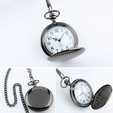 Load image into Gallery viewer, Retro Vintage Men Steampunk Smooth Surface Pendant Chain Classic Pocket Watch - provenclothes