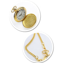 Load image into Gallery viewer, Retro Vintage Men Steampunk Smooth Surface Pendant Chain Classic Pocket Watch - provenclothes