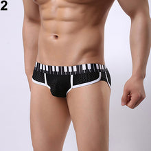 Load image into Gallery viewer, Men's Sexy Spandex Mesh Bulge Underpants Fashion Low Waist Briefs Thong Shorts - provenclothes