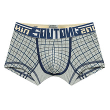 Load image into Gallery viewer, Fashion Men's Sexy Boxer Briefs Bulge Pouch Checked Plaid Underwear Underpants - provenclothes