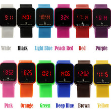 Load image into Gallery viewer, Colorful Unisex LED Digital Touch Screen Silicone Date Time Sport Wrist Watch - provenclothes